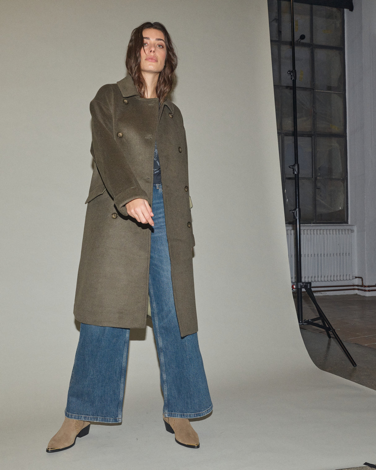 Venice uldfrakke - Forest Night